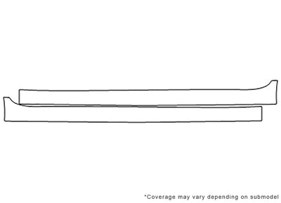 m56 3M Clear Bra Door Cup Precut PPF Diagram