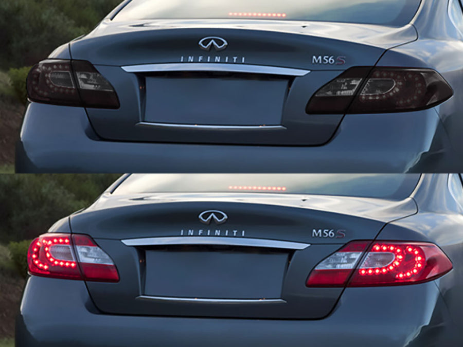 m56 Before and After Smoked Taillights