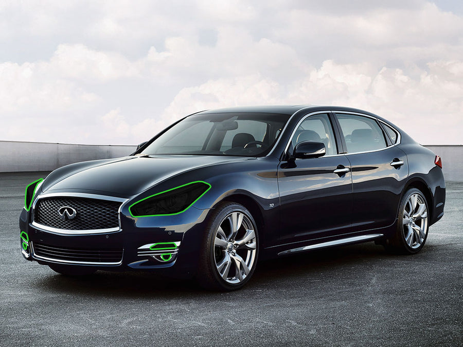 infiniti q40 2015-2015 Headlight Tint Location