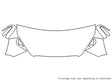 q45 Avery Dennison Clear Bra Hood Precut PPF Diagram