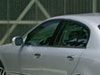 infiniti q45 2002-2006 Brushed Aluminum Black Pillar Cover Diagram