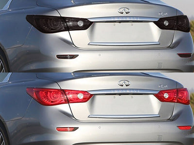 q50 Before and After Smoked Taillights