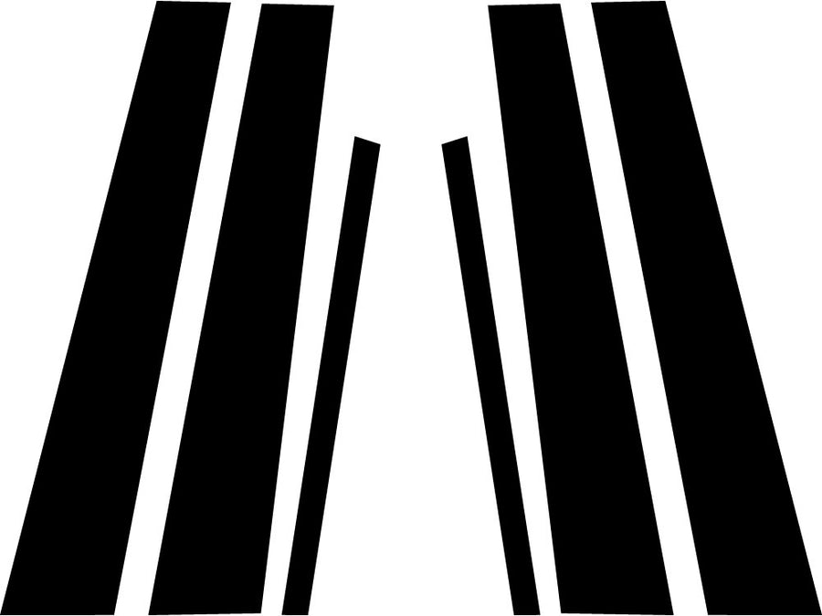 infiniti q50 2014-2024 Carbon Fiber Pillar Trim Diagram