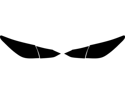 q50 Precut Tail Light Tint Diagram