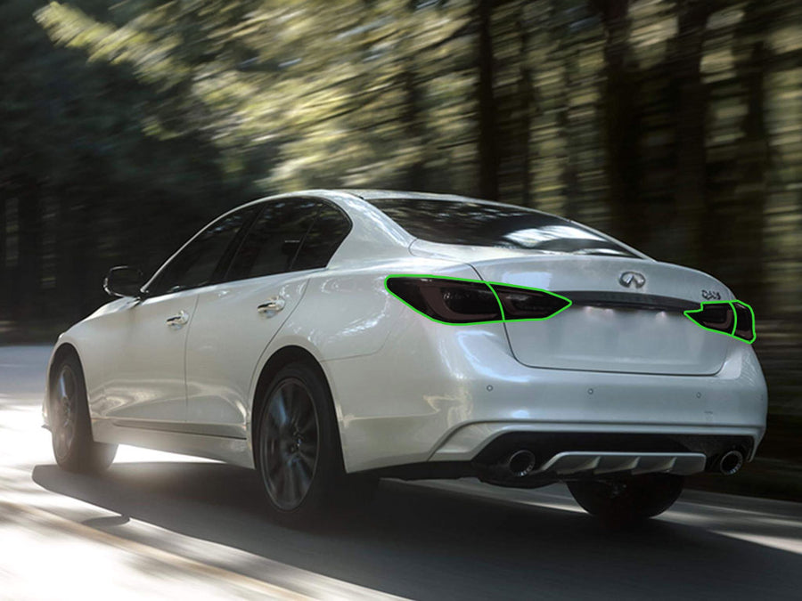 q50 Tail Light Tint Installation Points