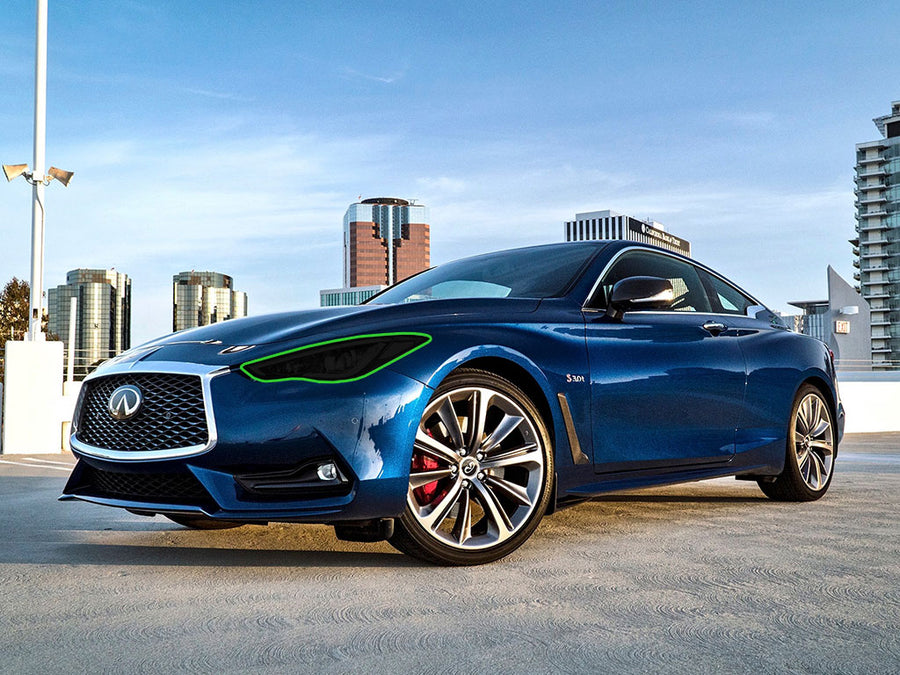 infiniti q60 2017-2020 Headlight Tint Location