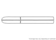 q70 Avery Dennison Clear Bra Door Cup Precut PPF Diagram