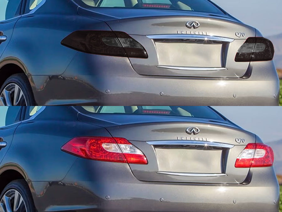 q70 Before and After Smoked Taillights