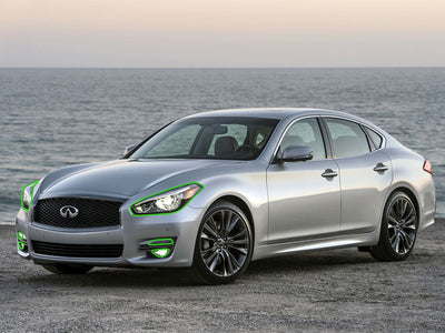 infiniti q70 2015-2019 Headlight Protection Installation Location