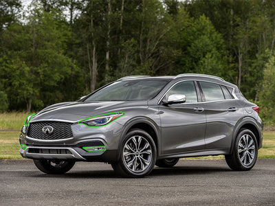 infiniti qx30 2017-2019 Headlight Protection Installation Location