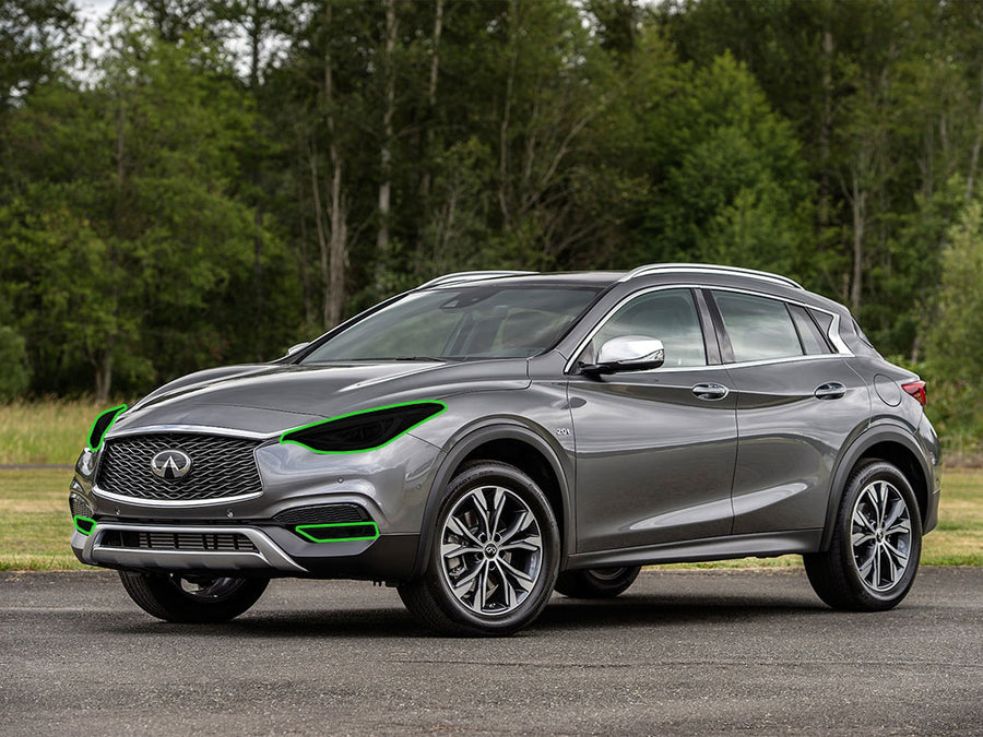 infiniti qx30 2017-2019 Headlight Tint Location