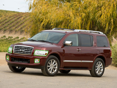 infiniti qx56 2004-2010 Headlight Protection Installation Location