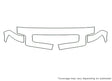 qx56 Avery Dennison Clear Bra Hood Precut PPF Diagram
