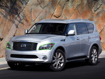 infiniti qx56 2011-2011 Headlight Protection Installation Location
