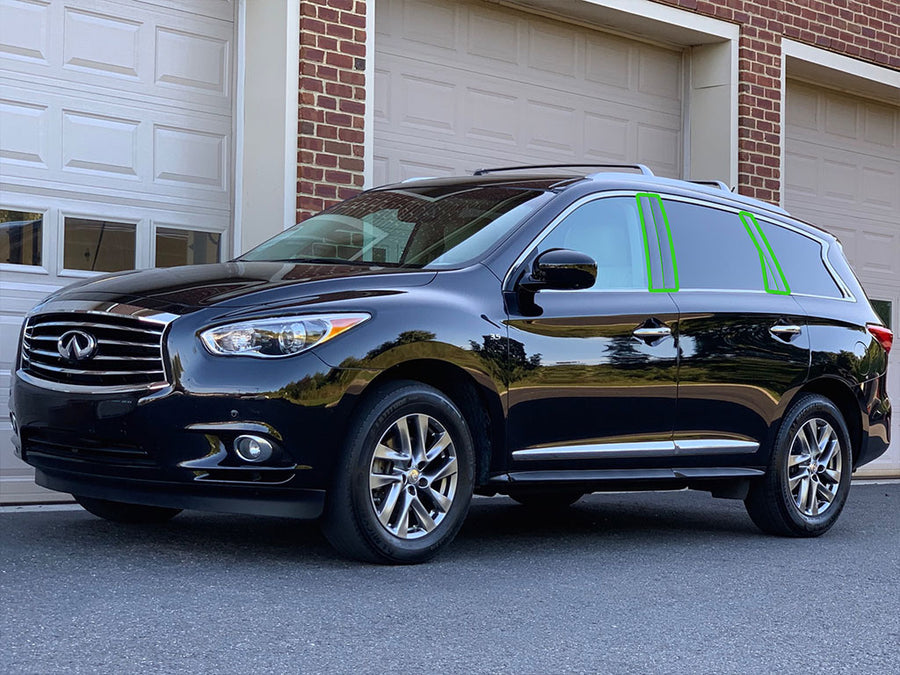 infiniti qx60 2014-2020 Pillar Post Trim Installation Location