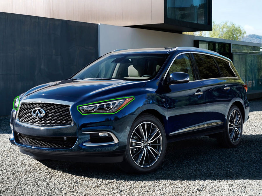 infiniti qx60 2014-2015 Headlight Protection Installation Location