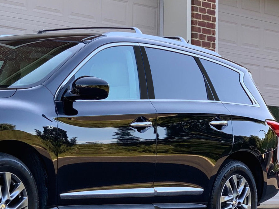 infiniti qx60 2014-2020 Gloss Black Pillar Cover Diagram