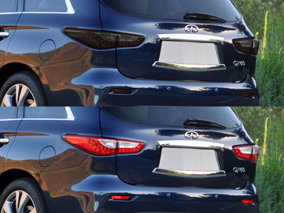 qx60 Before and After Smoked Taillights