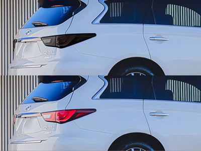 qx60 Before and After Smoked Taillights