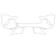 qx60 3M Clear Bra Bumper Precut PPF Diagram