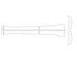 qx60 3M Clear Bra Door Cup Precut PPF Diagram