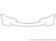 qx70 Avery Dennison Clear Bra Bumper Precut PPF Diagram