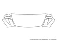 qx70 Avery Dennison Clear Bra Hood Precut PPF Diagram