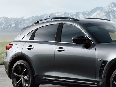 infiniti qx70 2009-2019 Matte Black Pillar Cover Diagram
