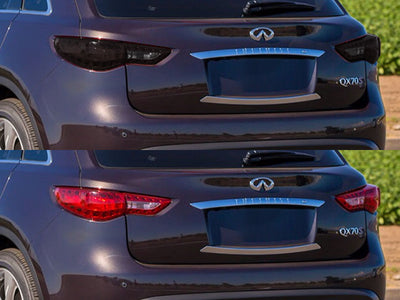 qx70 Before and After Smoked Taillights