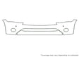 qx80 Avery Dennison Clear Bra Bumper Precut PPF Diagram
