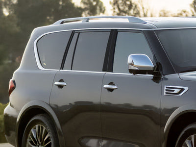 infiniti qx80 2014-2022 Gloss Black Pillar Cover Diagram