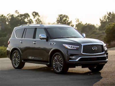 infiniti qx80 2014-2022 Piano Black Pillar Trim