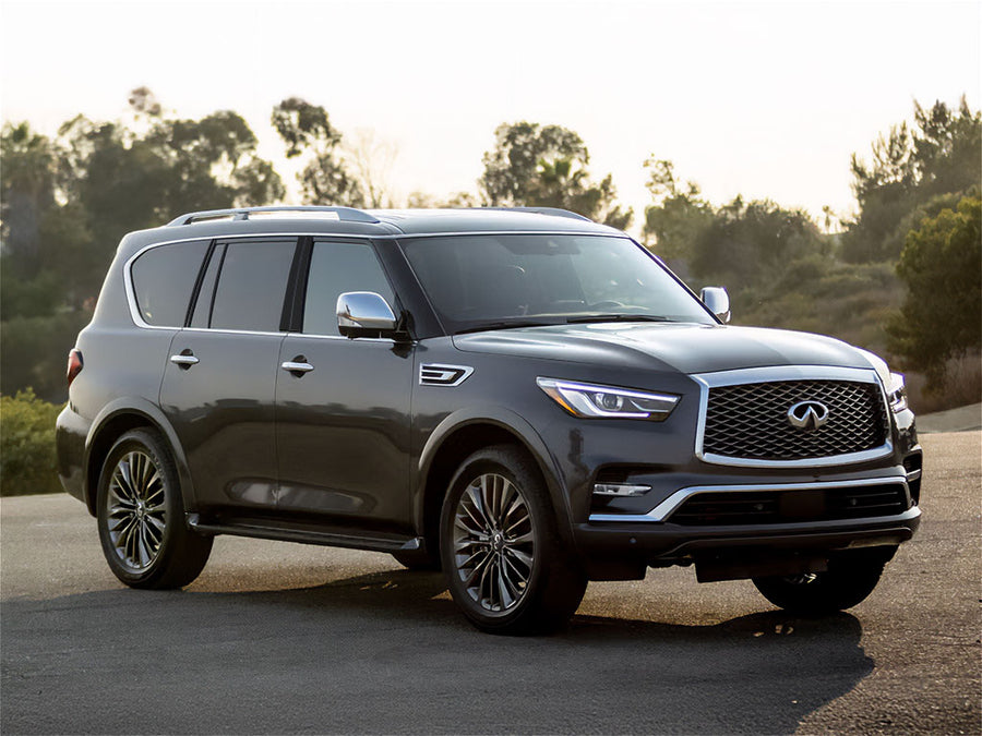 infiniti qx80 2014-2022 Piano Black Pillar Trim