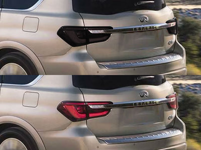 qx80 Before and After Smoked Taillights