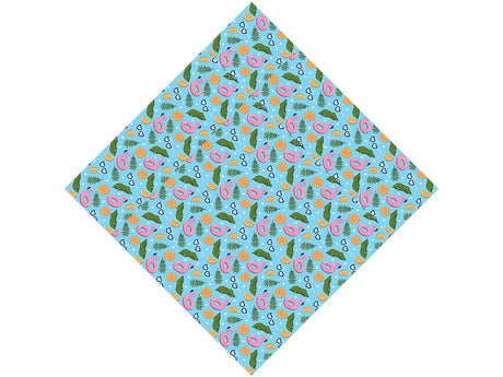 Inflatable Flamingo Summertime Vinyl Wrap Pattern