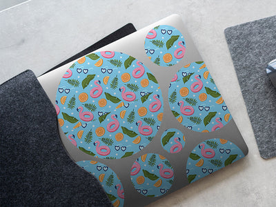 inflatable flamingo summertime DIY Laptop Stickers