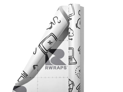 Information Super-Highway Technology Wrap Film Sheets~Rwraps Series 914 Information Super-Highway Technology Scrolled Sheet~4