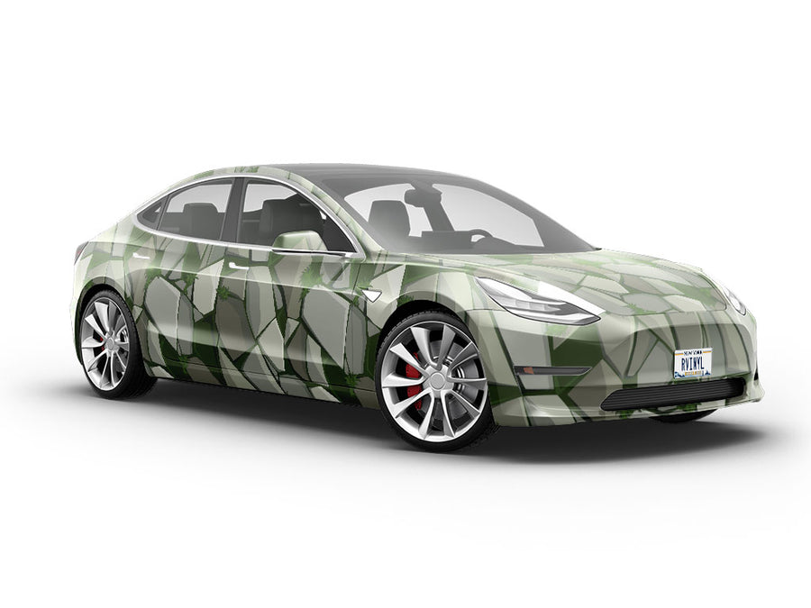 Ingrown Moss Cobblestone Vehicle Vinyl Wrap
