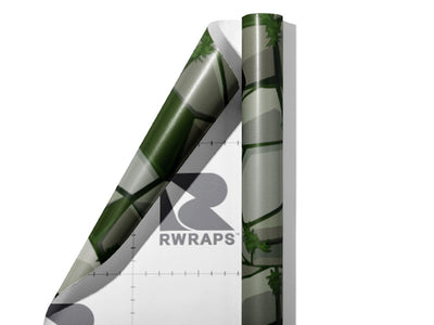 Ingrown Moss Cobblestone Wrap Film Sheets~Rwraps Series 914 Ingrown Moss Cobblestone Scrolled Sheet~4