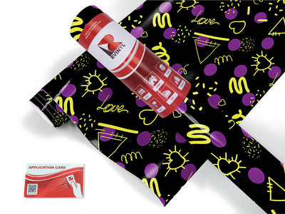 inside out abstract geometric Craft Vinyl Roll