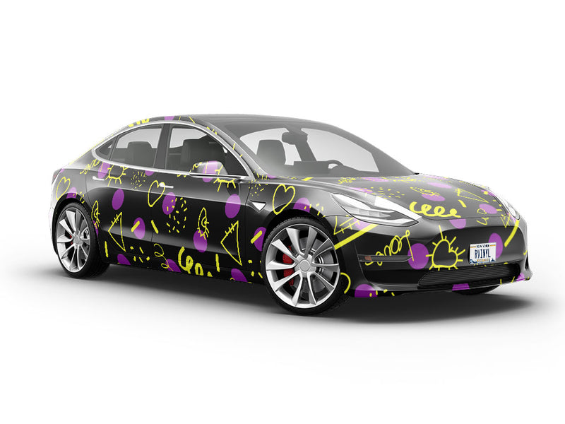 Inside Out Abstract Vehicle Vinyl Wrap