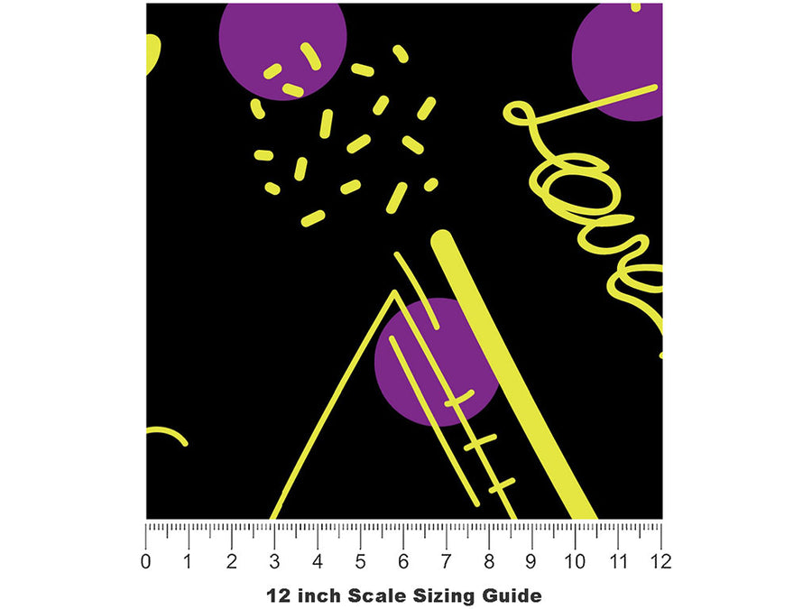 Inside Out Abstract Vinyl Film Pattern Size 12 inch Scale~Rwraps Inside Out Abstract Sizing Chart~2