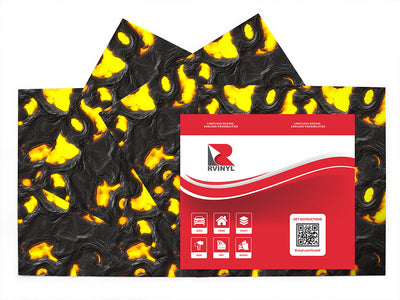 inside the caldera lava Craft Vinyl Sheet Pack