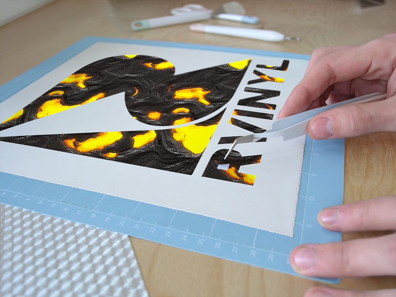 inside the caldera lava Easy Weed Craft Vinyl