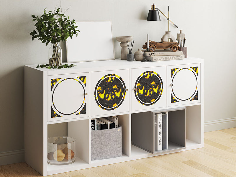 inside the caldera lava DIY Furniture Stickers