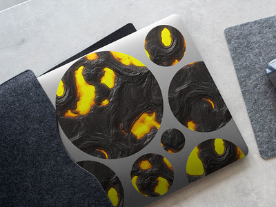 inside the caldera lava DIY Laptop Stickers