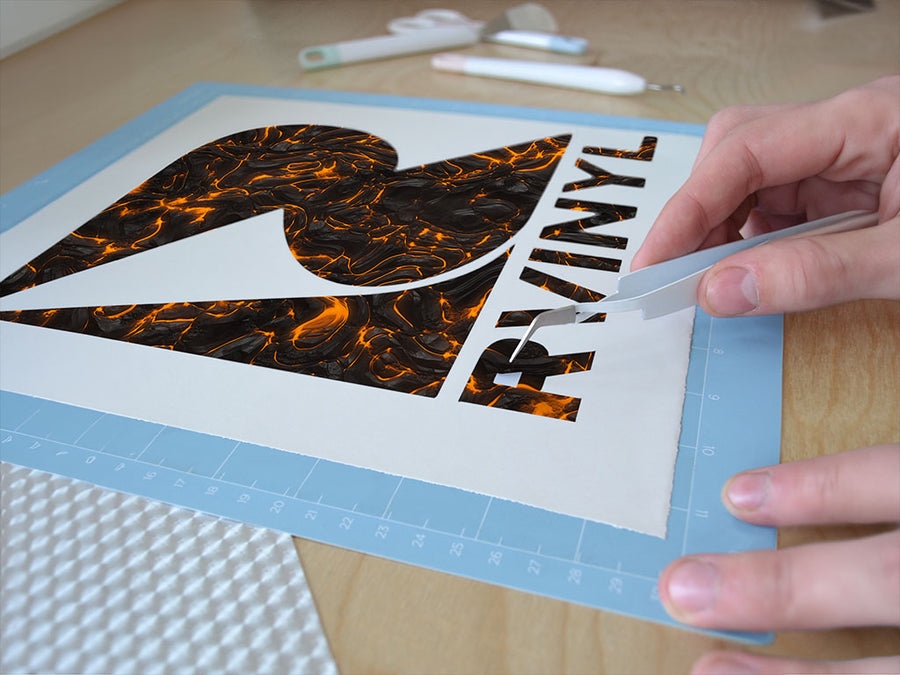 inspiring awe lava Easy Weed Craft Vinyl