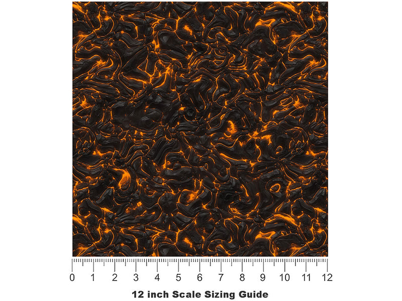 Inspiring Awe Lava Vinyl Film Pattern Size 12 inch Scale~Rwraps Inspiring Awe Lava Sizing Chart~2