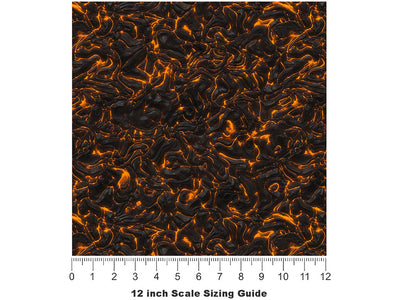 Inspiring Awe Lava Vinyl Film Pattern Size 12 inch Scale~Rwraps Inspiring Awe Lava Sizing Chart~2