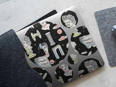 interdimensional statues greco roman DIY Laptop Stickers
